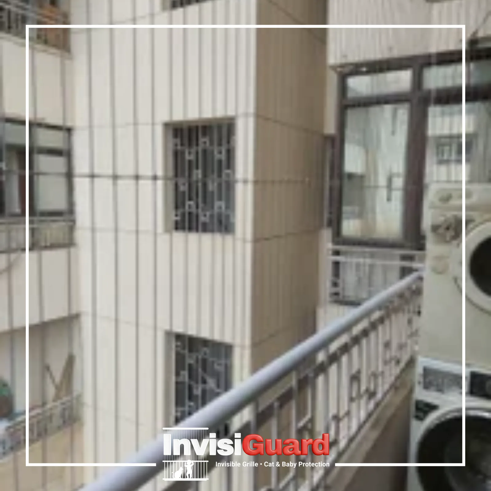 Invisible grille Singapore review style modern balcony
